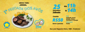 Asilo São João Bosco realiza 1ª Feijoada dos Avós