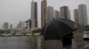 guarda-chuva chuva previsao tempo clima pancada campo grande ms