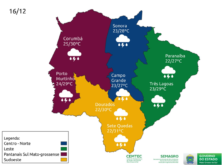 mapa inmet cemtec previsao tempo clima ms