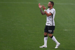 *ARQUIVO* SÃO PAULO, SP, BRASIL -15.08.2021 - Corinthians e Ceará pela 15°rodada da série A do Campeonato Brasileiro 2021 na Neo Química Arena em Itaquera. Renato Augusto marca o terceiro gol do Corinthians no segundo tempo.