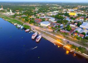 porto murtinho ms interior mato grosso do sul porto rio paraguai embarcacao navio rota hidroviaria