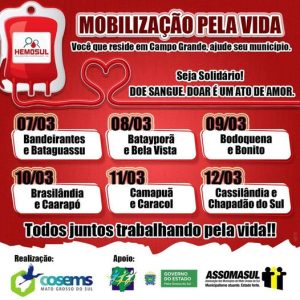 Campanha doação de sangue