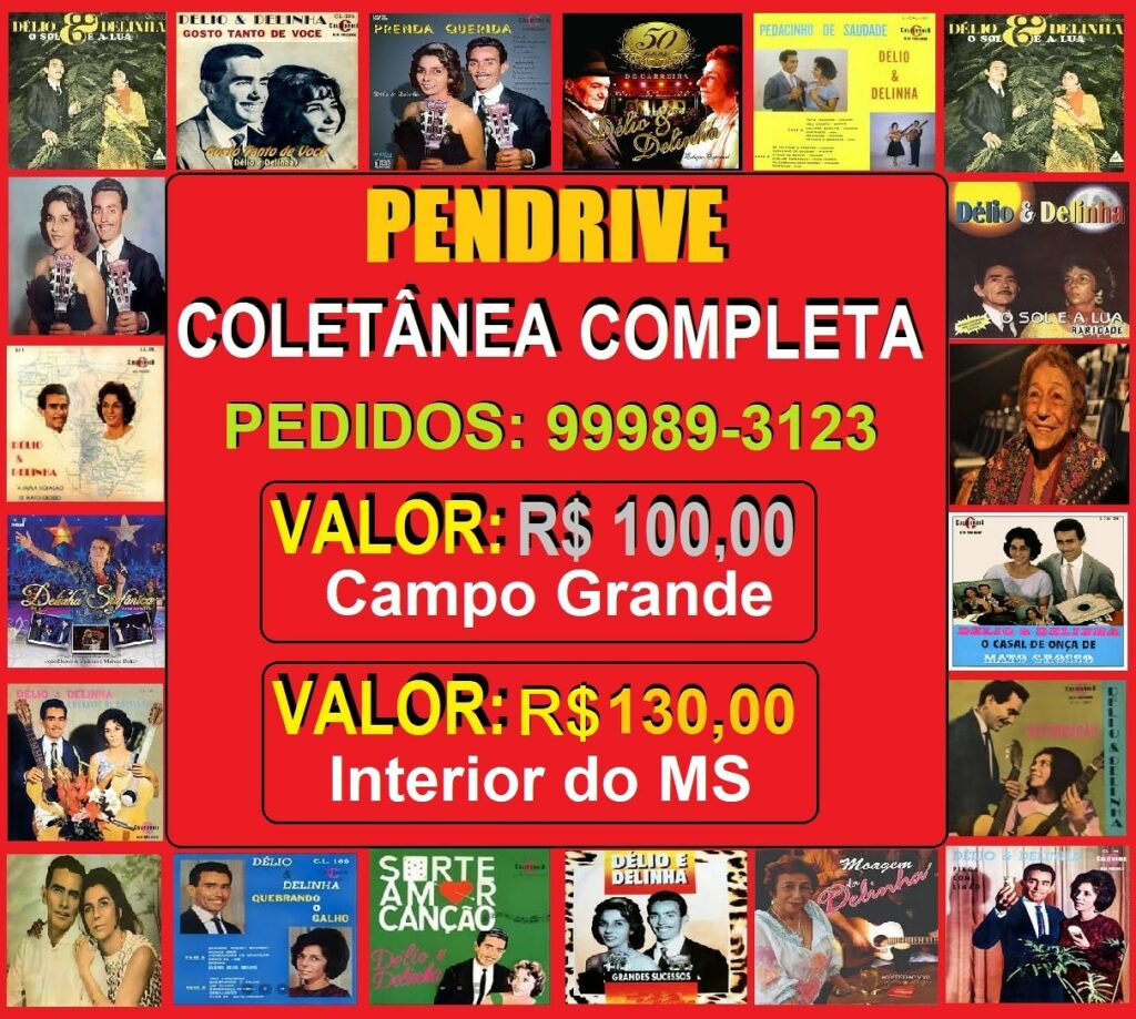 Banner é divulgado pela família para venda de coletânea musical