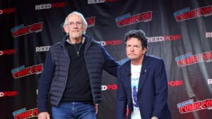 reencontro de volta para o futuro Michael J. Fox Christopher Lloyd,