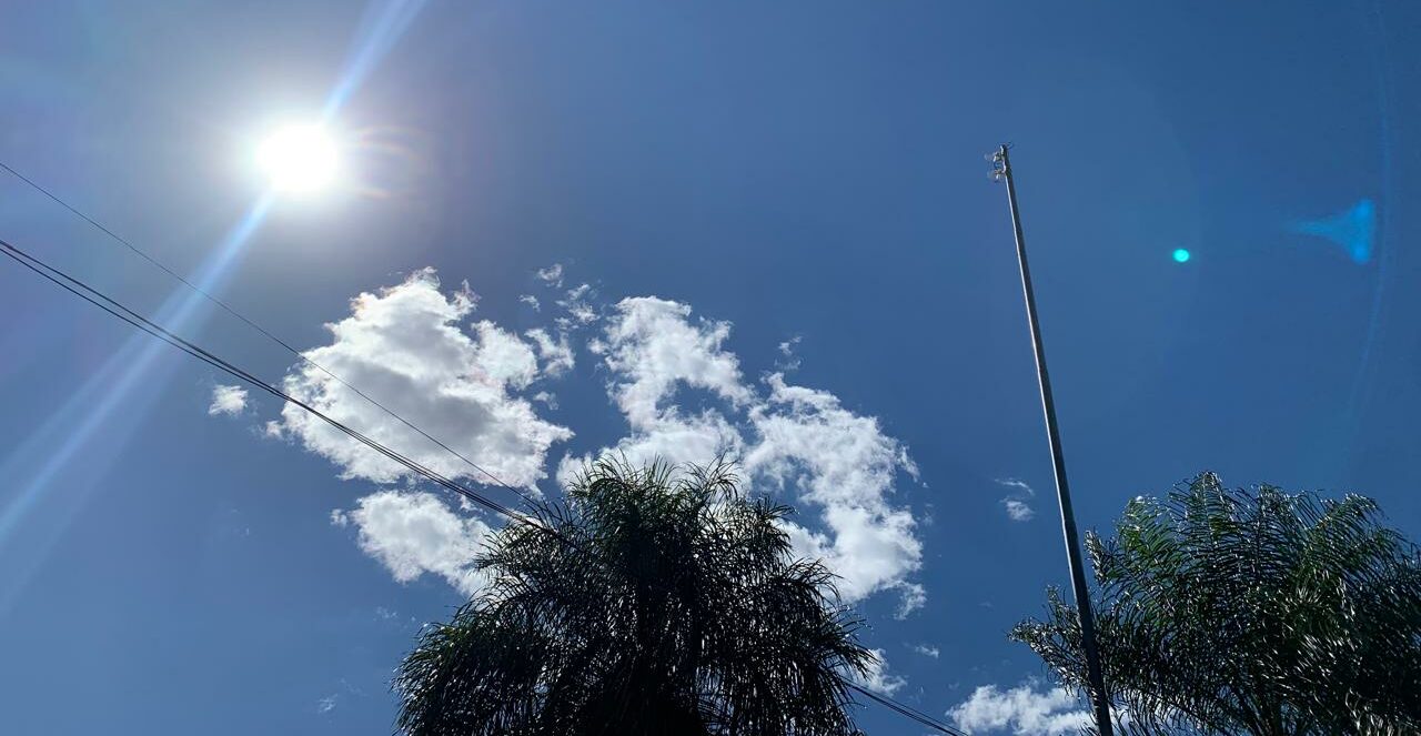 Apesar de calor até 35º C, sábado tem risco de tempestades em várias regiões de Mato Grosso do Sul