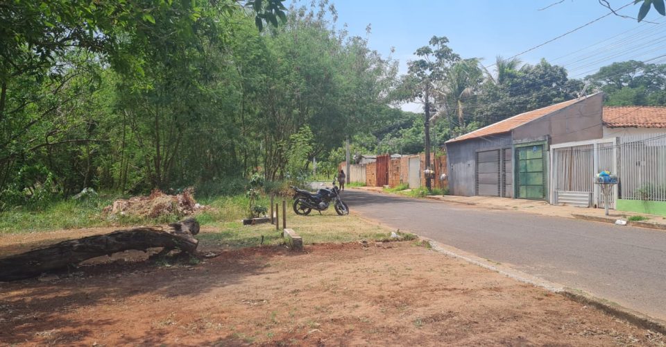 Moradores é que pagam a limpeza dos terrenos em frente das residências. Fotos: João Gabriel Vilalba