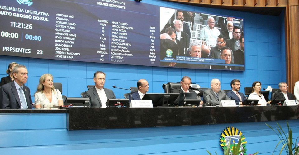 Agenda de eventos na Assembleia Legislativa