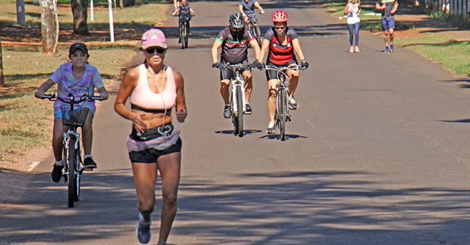 Exercício amigos do parque lazer campo grande