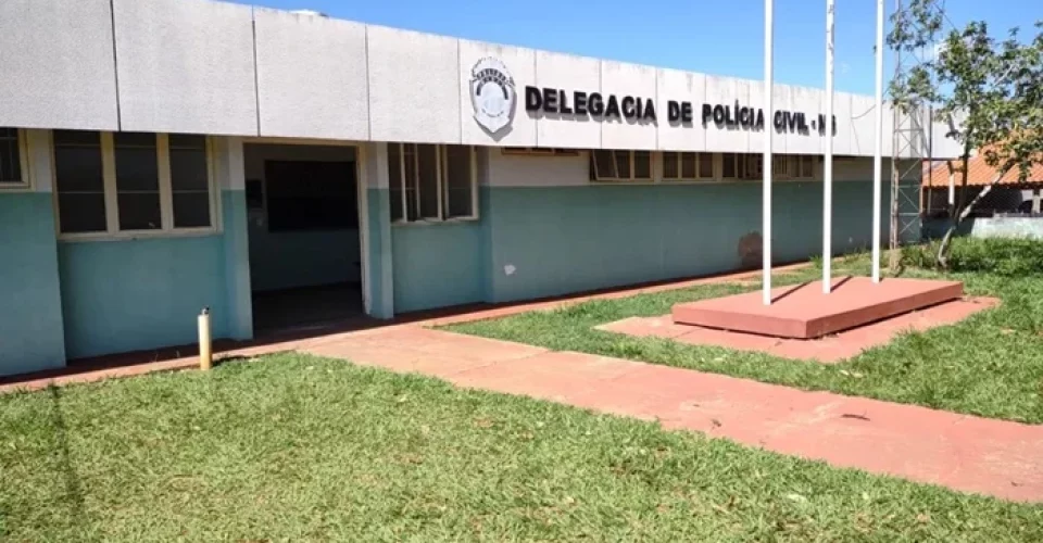 Delegacia de Polícia Civil de Rochedo. Foto: Reprodução/Veja Folha