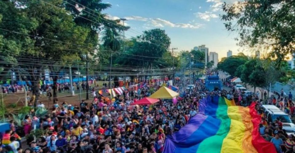 Parada LGBTQIA+ em sua 20º edição ano passado em Campo Grande. Foto: Divulgação