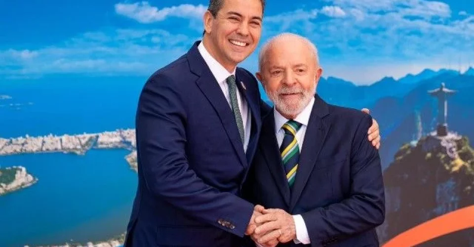 Santiago Peña, Presidente do Paraguai e Lula - Foto: reprodução/redes sociais