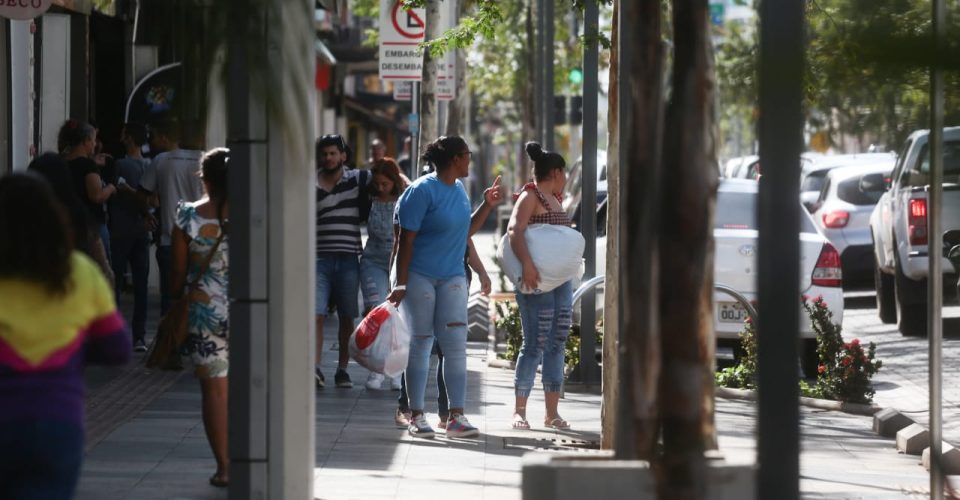 Rua 14 de Julho, principal via comercial da Capital 
Foto: Marcos Maluf