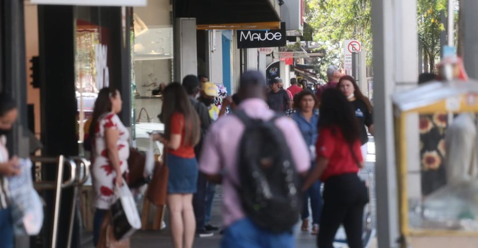 Rua, 14 de Julho, pricipal via comercial de CG
Foto: Marcos Maluf