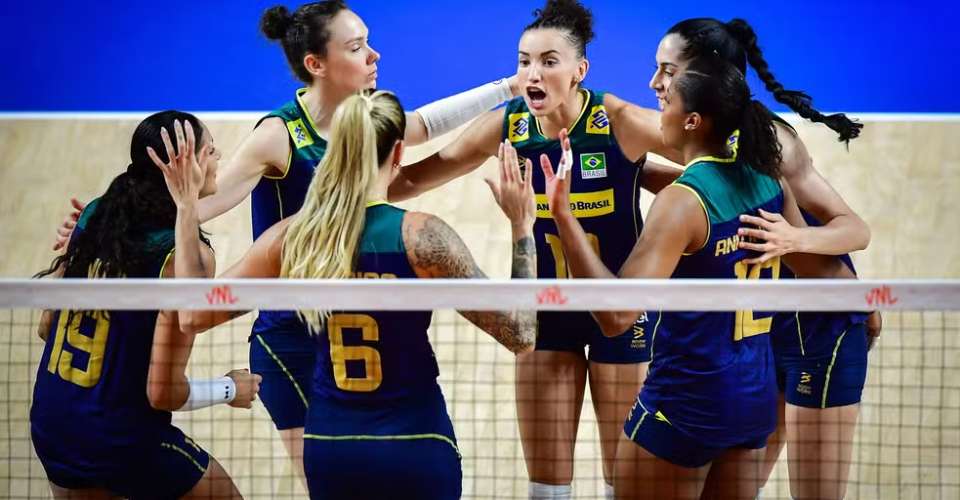 Brasil vence a Bulgária pela Liga das Nações Feminina - Foto: Volleyball World