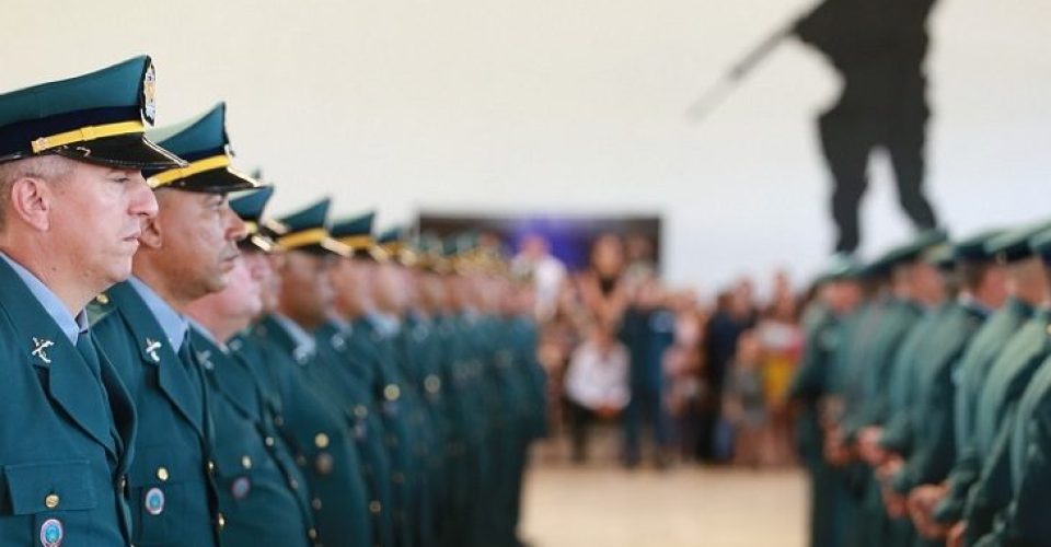 policia militar policias agentes seguranca publica promocao evento farda ms mato grosso do sul governo estadual do estado