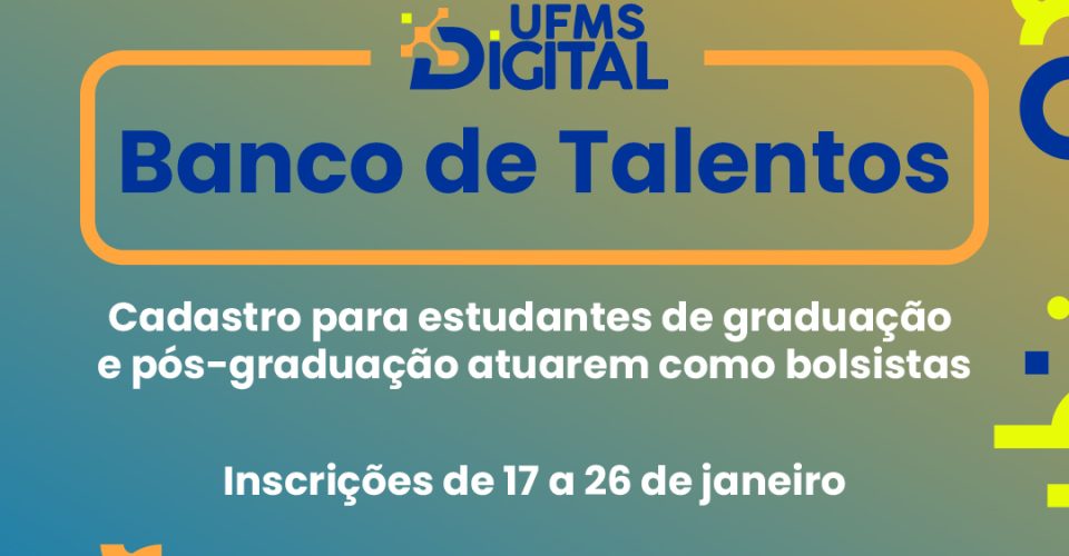 Projeto é oportunidade para acadêmicos da UFMS